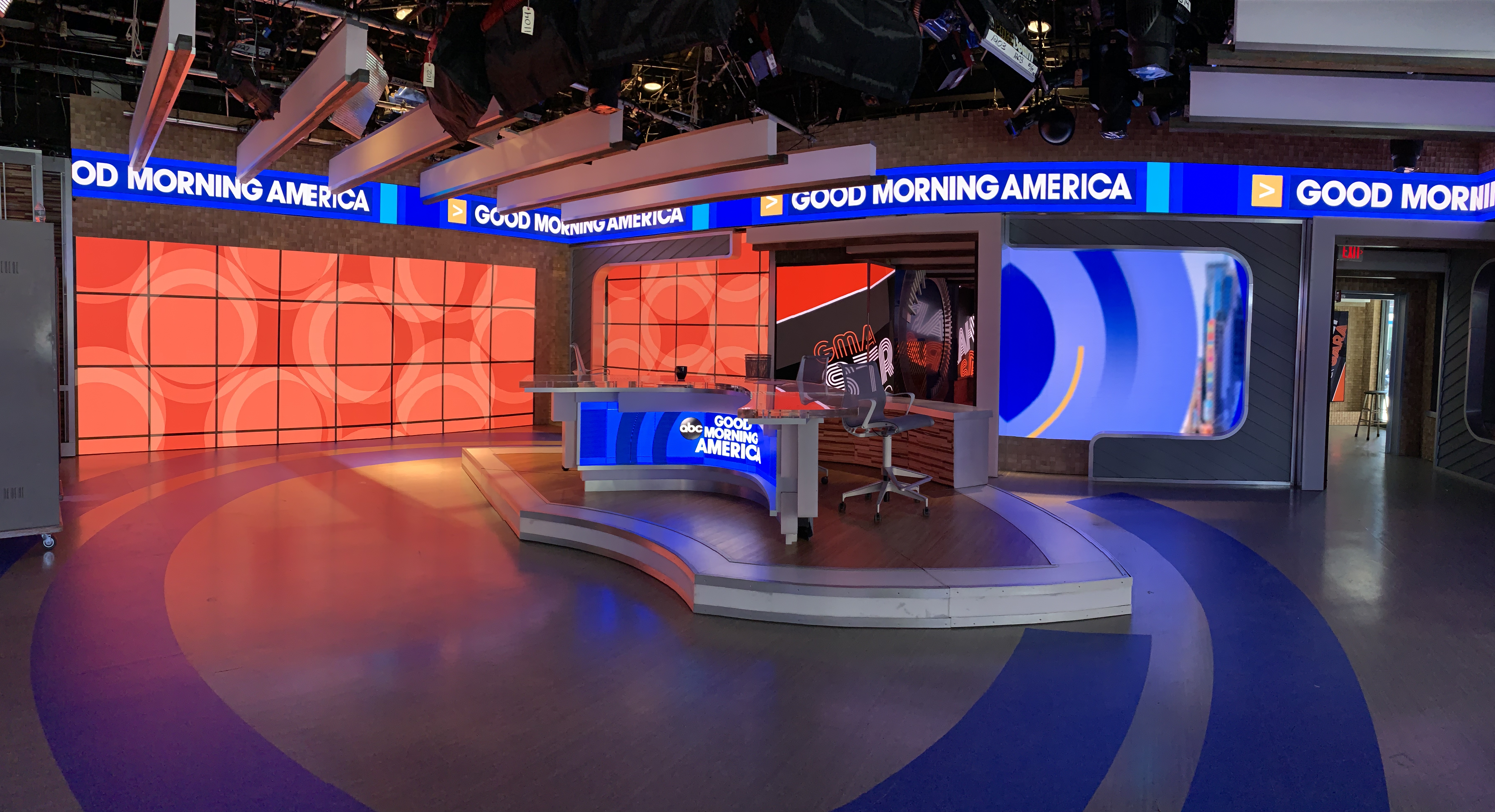 Good Morning America Set Installation