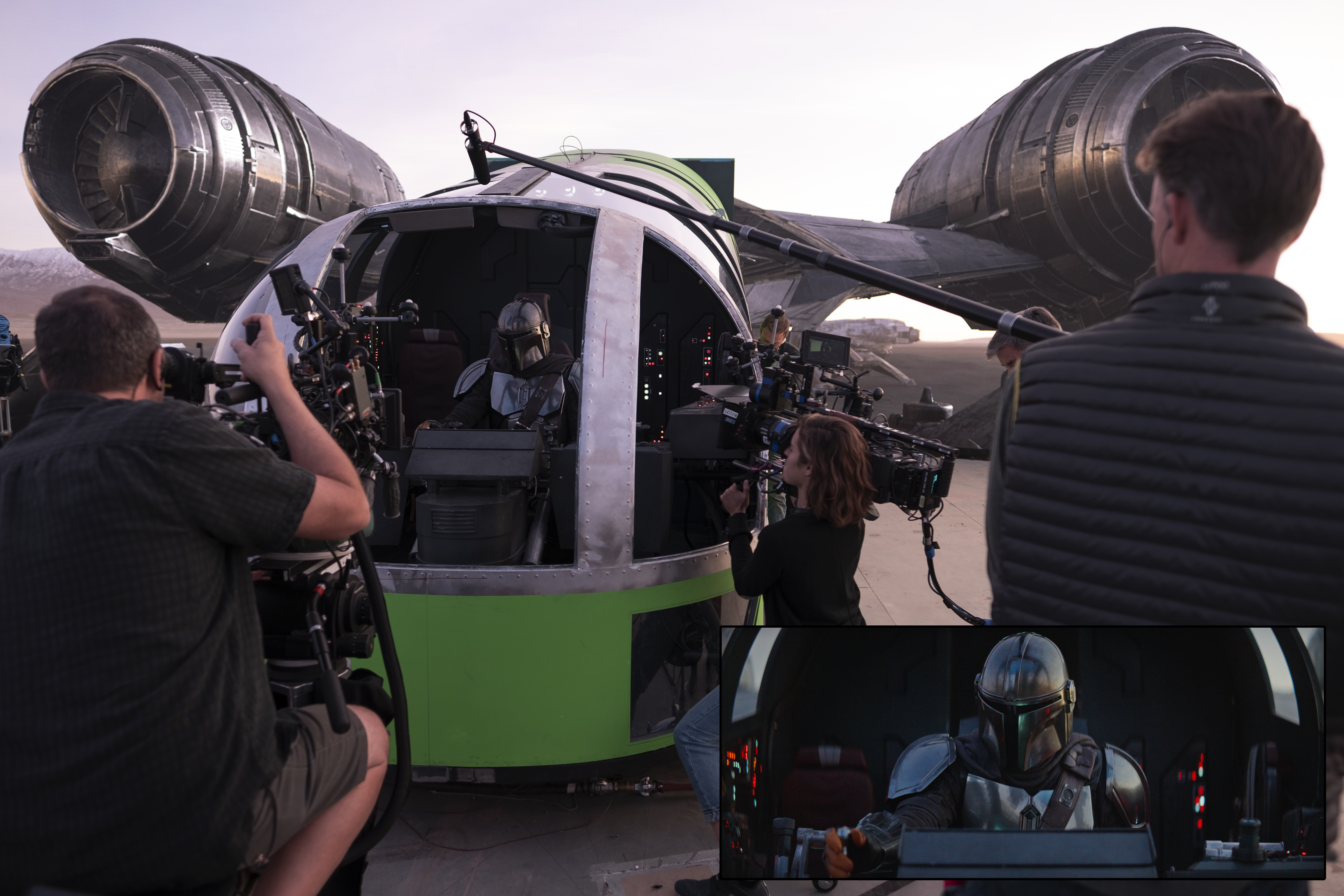 The Mandalorian Roe Bp2 Led Visual Integration Wall And Ceiling Led Rental Razor Cockpit